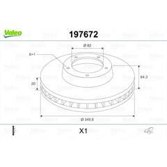 VALEO Remschijf (per stuk) 3276421976720 on Productcaster.