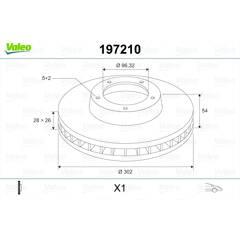 VALEO Remschijf (per stuk) 3276421972104 on Productcaster.