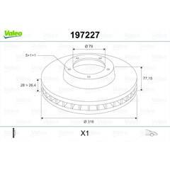 VALEO Remschijf (per stuk) 3276421972272 on Productcaster.