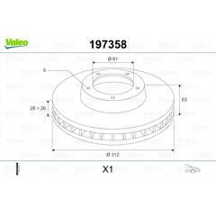 VALEO Remschijf (per stuk) 3276421973583 on Productcaster.