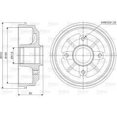 VALEO Remtrommel 3276422370015 on Productcaster.