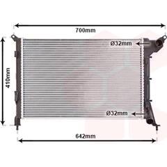 VAN WEZEL Radiateur 5410909357733 on Productcaster.