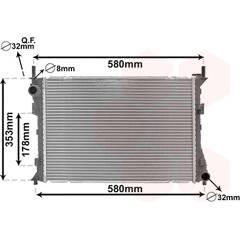 VAN WEZEL Radiateur 5410909336486 on Productcaster.