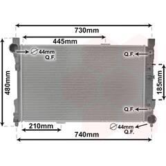 VAN WEZEL Radiateur 5410909218195 on Productcaster.