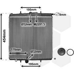 VAN WEZEL Radiateur 5410909235338 on Productcaster.