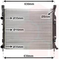 VAN WEZEL Radiateur 5410909458423 on Productcaster.