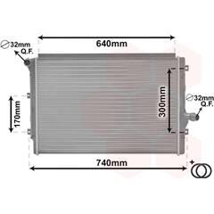 VAN WEZEL Radiateur 5410909631475 on Productcaster.