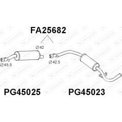 VENEPORTE Silencieux arrière 5605180256824 on Productcaster.