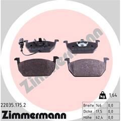 ZIMMERMANN Bremsbeläge vorne 4250238767237 on Productcaster.