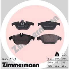 ZIMMERMANN Bremsbelagsatz hinten 4250238740513 on Productcaster.