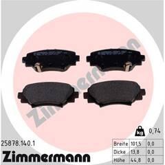 ZIMMERMANN Bremsbelagsatz hinten 4250238768265 on Productcaster.