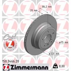 ZIMMERMANN Bremssatz (2 Bremsscheiben) 4250238742609 on Productcaster.