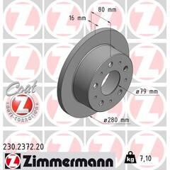 ZIMMERMANN Bremssatz (2 Bremsscheiben) 4250238761822 on Productcaster.