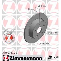 ZIMMERMANN Bremssatz (2 Bremsscheiben) 4250238784746 on Productcaster.