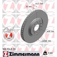 ZIMMERMANN Bremssatz (2 Bremsscheiben) 4250238718178 on Productcaster.