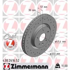 ZIMMERMANN Bremsscheibe (einzeln verkauft) 4250238747277 on Productcaster.