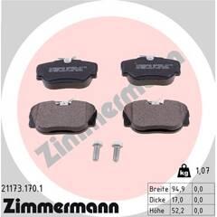 ZIMMERMANN Remblokkenset voor 4250238733850 on Productcaster.