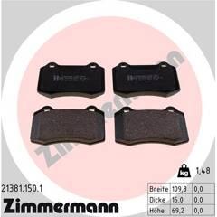 ZIMMERMANN Remblokkenset voor 4250238734581 on Productcaster.