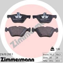 ZIMMERMANN Remblokkenset voor 4250238735595 on Productcaster.