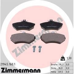 ZIMMERMANN Remblokkenset voor 4250238736578 on Productcaster.