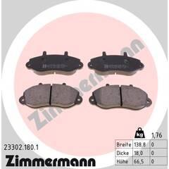 ZIMMERMANN Remblokkenset voor 4250238737827 on Productcaster.