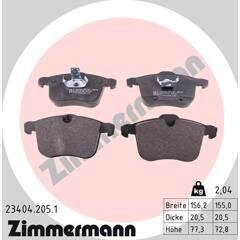 ZIMMERMANN Remblokkenset voor 4250238750093 on Productcaster.