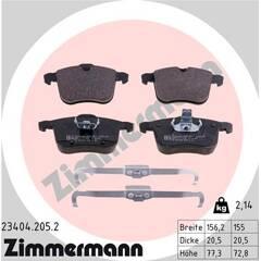 ZIMMERMANN Remblokkenset voor 4250238765516 on Productcaster.