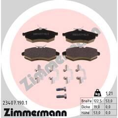 ZIMMERMANN Remblokkenset voor 4250238738190 on Productcaster.