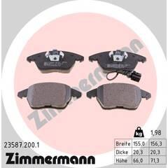 ZIMMERMANN Remblokkenset voor 4250238738862 on Productcaster.