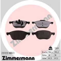 ZIMMERMANN Remblokkenset voor 4250238779032 on Productcaster.