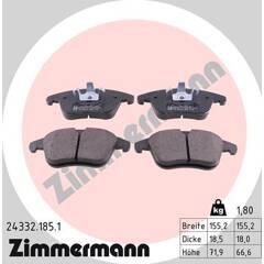 ZIMMERMANN Remblokkenset voor 4250238750345 on Productcaster.