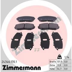 ZIMMERMANN Remblokkenset voor 4250238759799 on Productcaster.