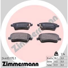 ZIMMERMANN Remblokkenset voor 4250238761396 on Productcaster.