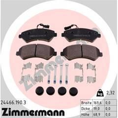 ZIMMERMANN Remblokkenset voor 4250238757719 on Productcaster.