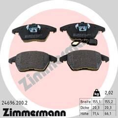 ZIMMERMANN Remblokkenset voor 4250238782995 on Productcaster.