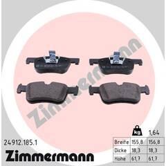 ZIMMERMANN Remblokkenset voor 4250238756224 on Productcaster.