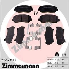 ZIMMERMANN Remblokkenset voor 4250238763321 on Productcaster.