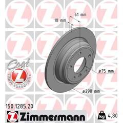 ZIMMERMANN Set van 2 remschijven 4250238718406 on Productcaster.