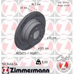 ZIMMERMANN Remschijf (per stuk) 4250238777694 on Productcaster.