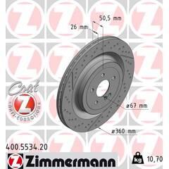 ZIMMERMANN Remschijf (per stuk) 4250238778066 on Productcaster.