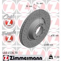 ZIMMERMANN Remschijf (per stuk) 4250238780489 on Productcaster.