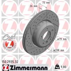 ZIMMERMANN Remschijf (per stuk) 4250238769446 on Productcaster.