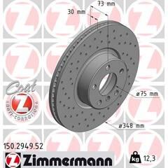 ZIMMERMANN Remschijf (per stuk) 4250238768937 on Productcaster.