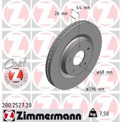 ZIMMERMANN Set van 2 remschijven 4250238755074 on Productcaster.