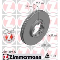 ZIMMERMANN Remschijf (per stuk) 4250238764076 on Productcaster.