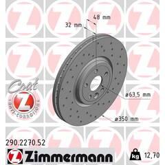 ZIMMERMANN Remschijf (per stuk) 4250238769224 on Productcaster.