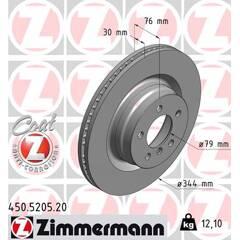 ZIMMERMANN Remschijf (per stuk) 4250238756750 on Productcaster.