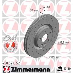 ZIMMERMANN Remschijf (per stuk) 4250238766759 on Productcaster.