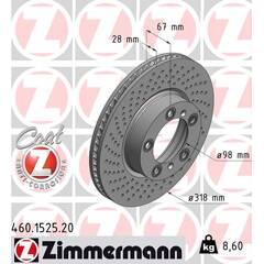 ZIMMERMANN Remschijf (per stuk) 4250238719670 on Productcaster.