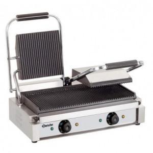 Panini-Doppelmaschine - Gerillte Platten on Productcaster.